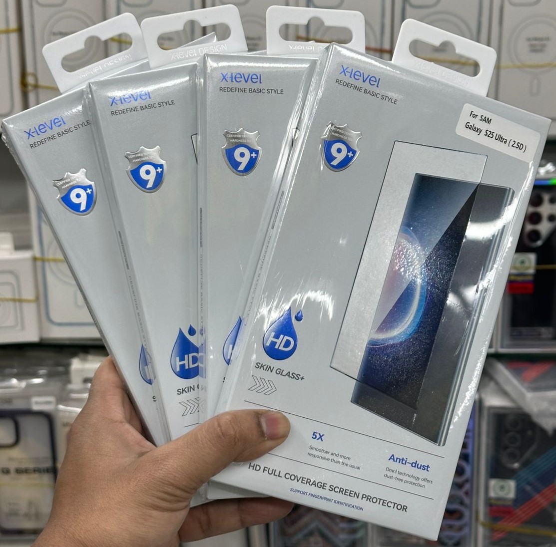 X-level HD Full Covered Screen Protector for Samsung S24 S25 Ultra
