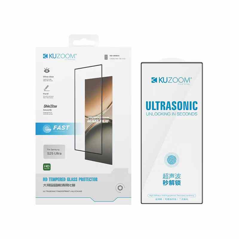 Samsung Galaxy S25 Ultra KUZOOM HD Tempered Glass Ultra Clear