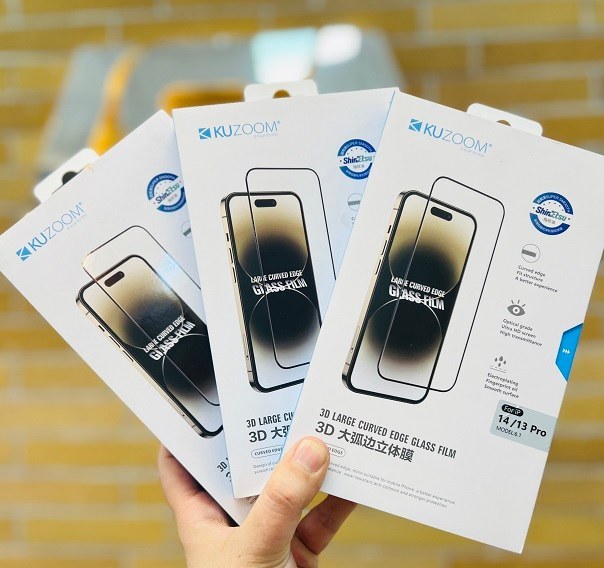Kuzoom 3D Large Curved Edge Glass Flim For iPhone