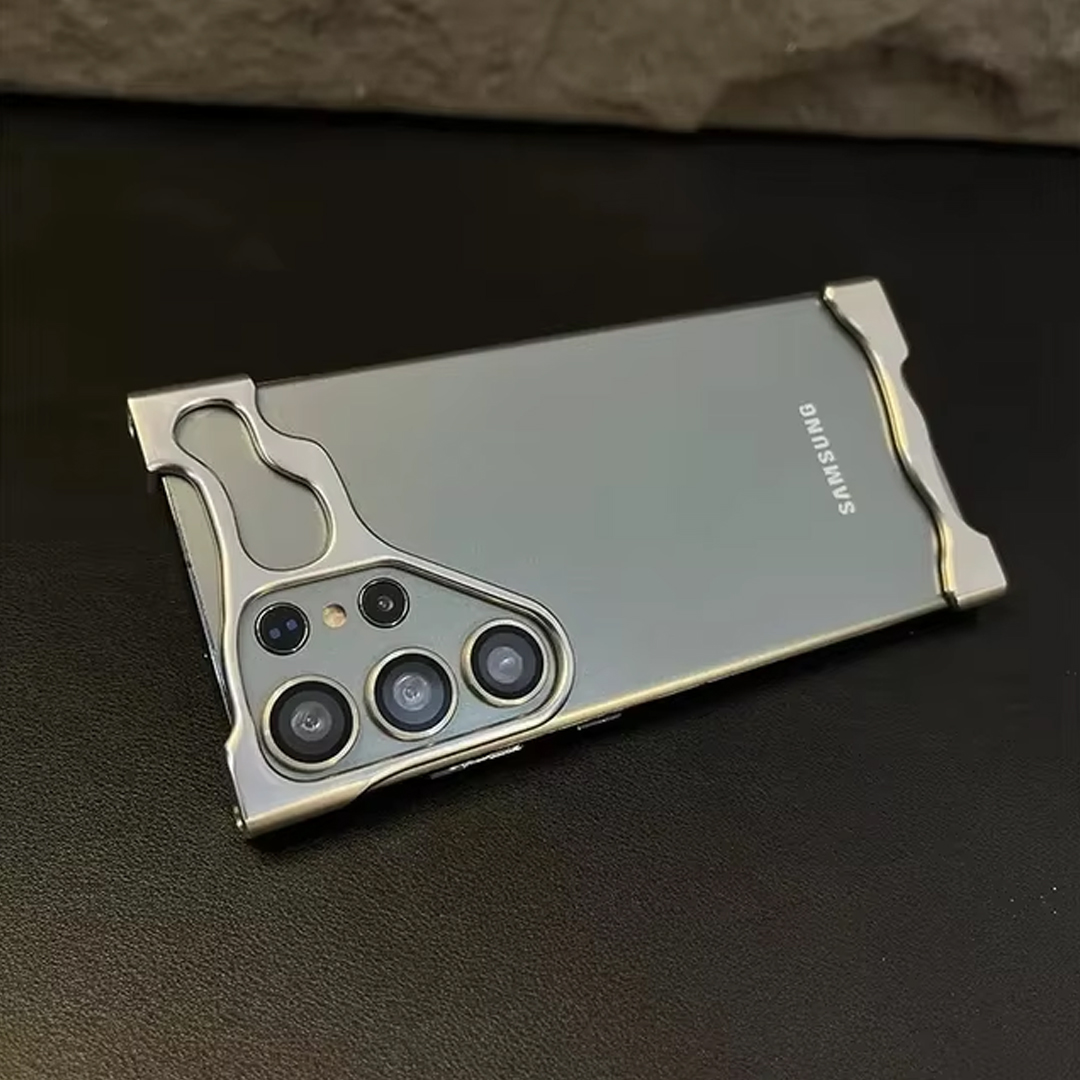 Aluminum Alloy Bumper  Lens Film Protection Metal Shockproof Cover for Samsung
