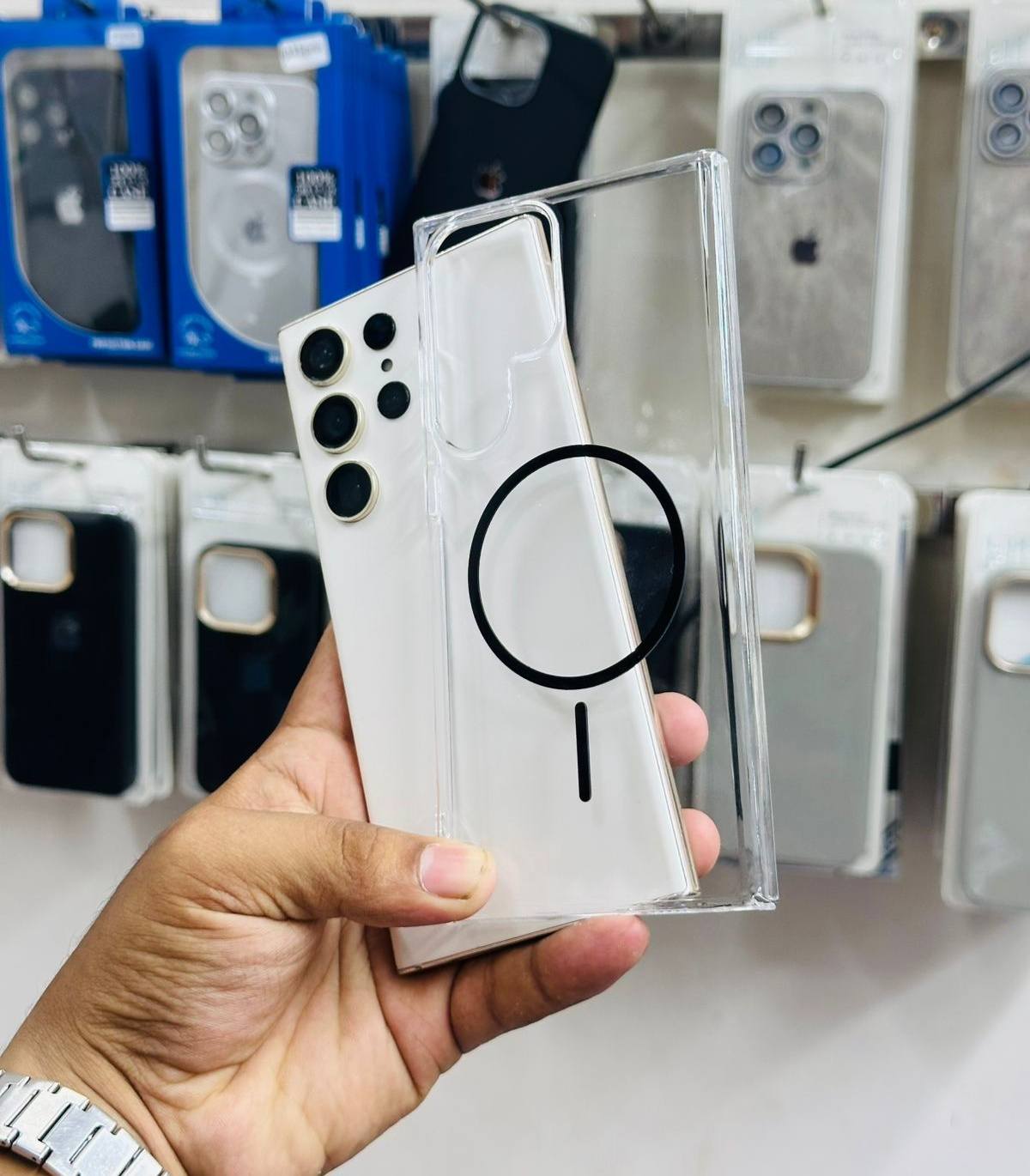 New Arrival - Transparent Anti yellow slim fit case for Samsung